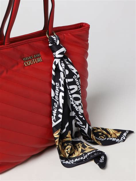 versace couture bag red|authentic versace handbags.